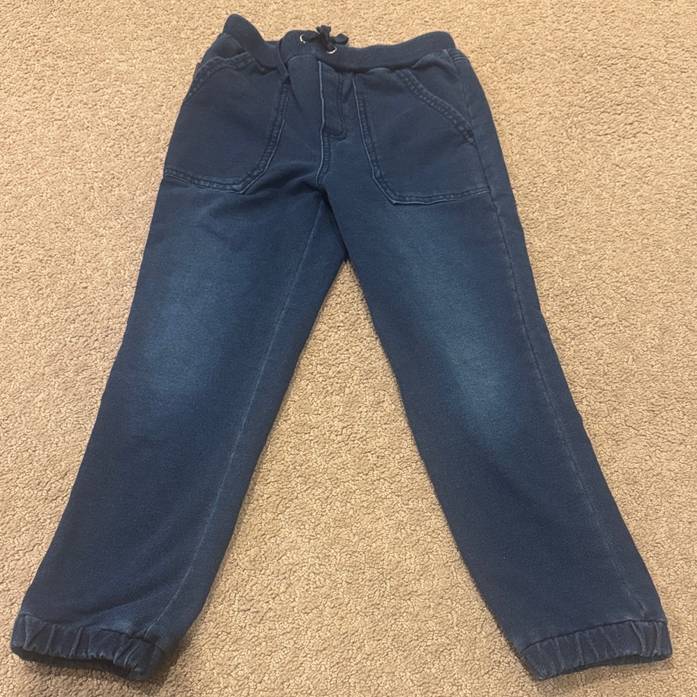 Boys Boboli SZ 6 Casual Navy Jogger Pants